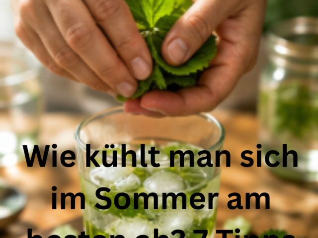 Wie kühlt man sich im Sommer am besten ab? 7 Tipps von Nabiona