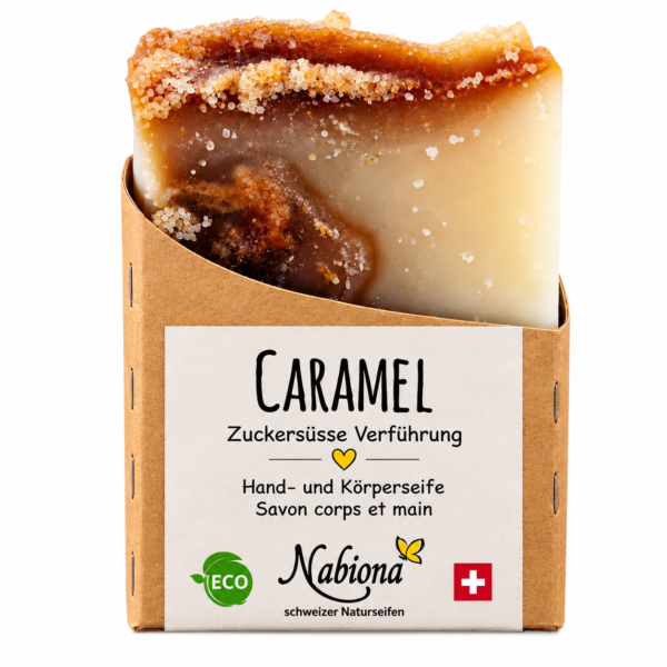 Hand und Körperseife mit Caramel